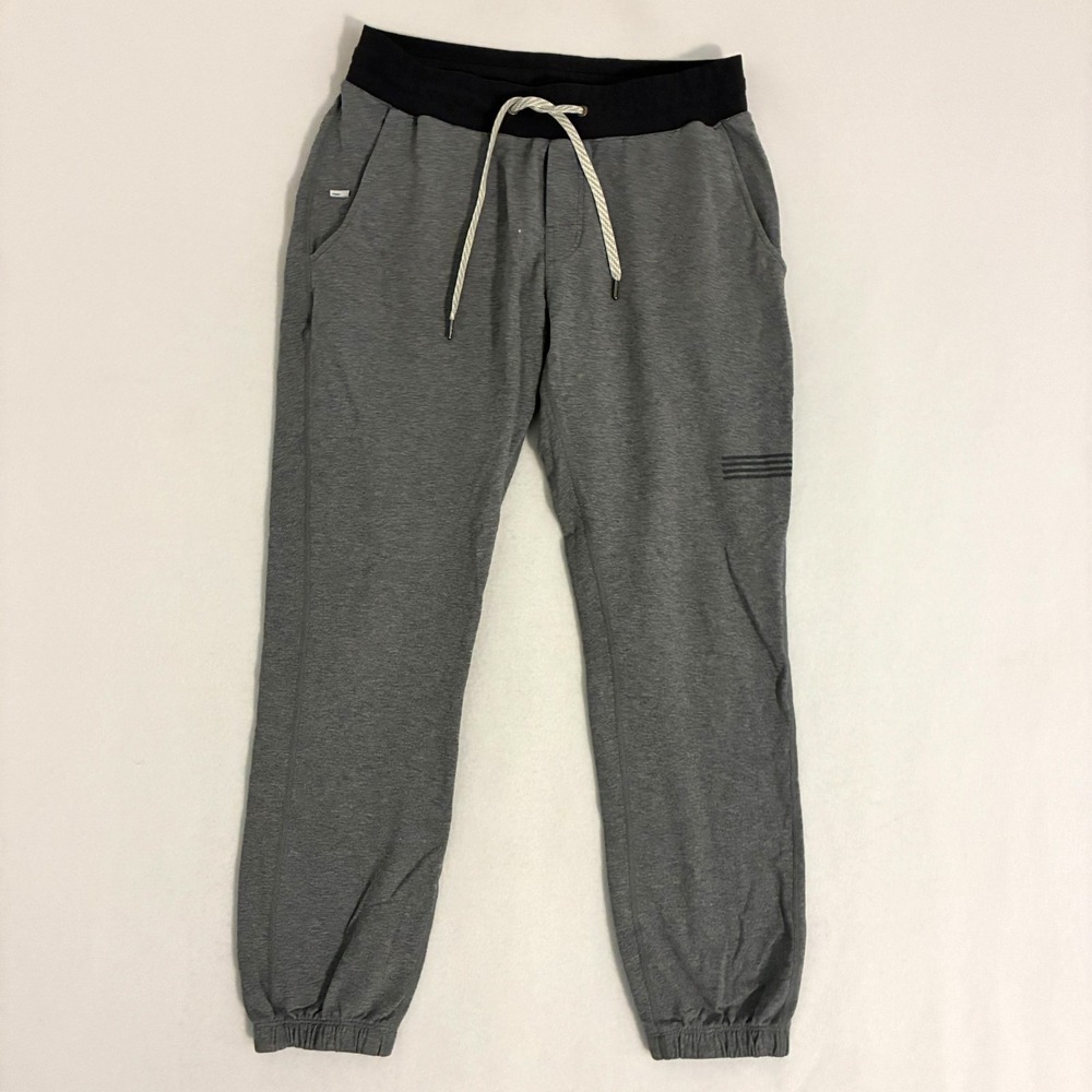 Vuori Balboa Joggers Pants Mens Fits Small Elastic Waist Gym Athletic Athleisure